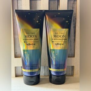 Bath & Body Works TO THE MOON The Men's Shop Body Cream for Men 8oz Set of 2 New